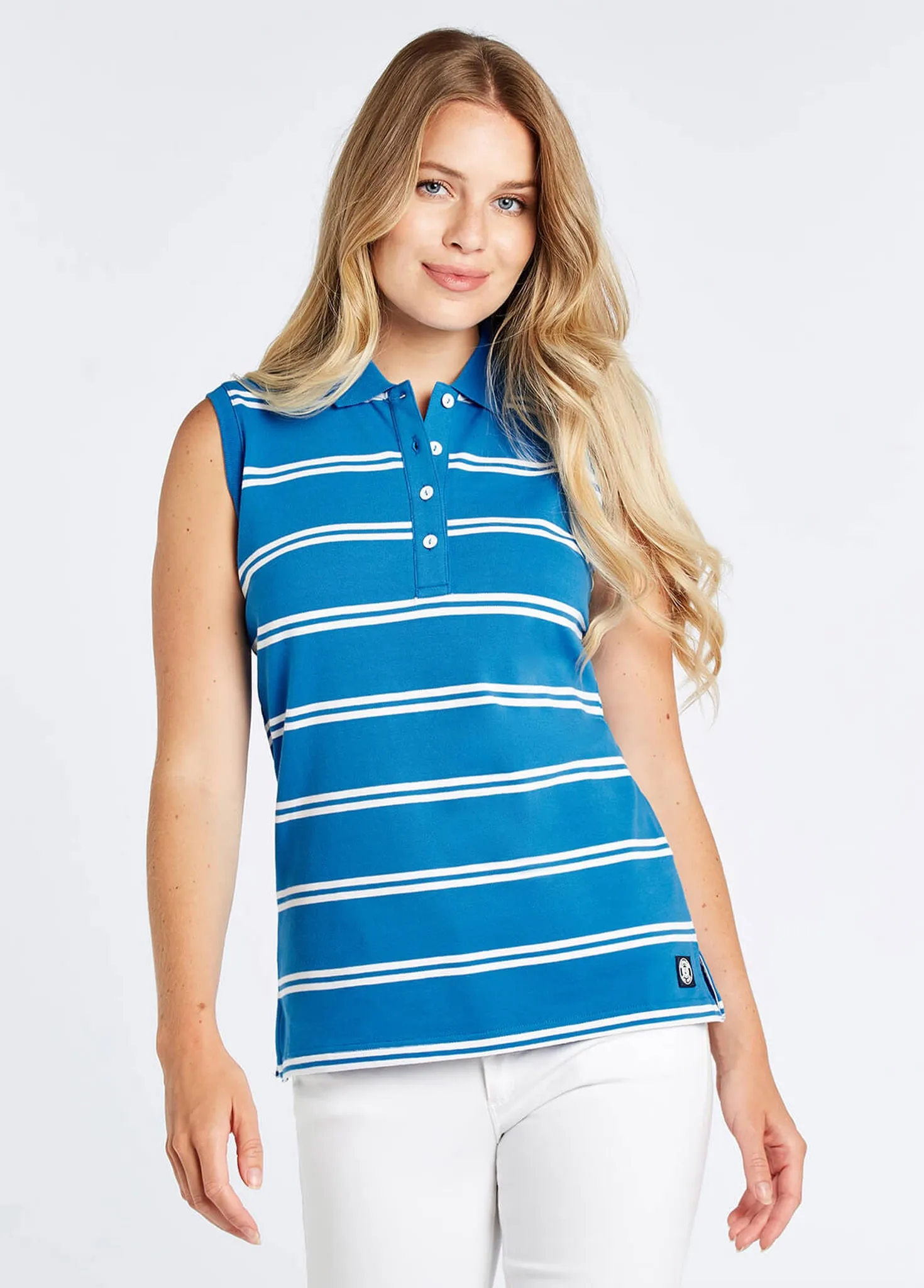 Mohill Sleeveless Top - Kingfisher