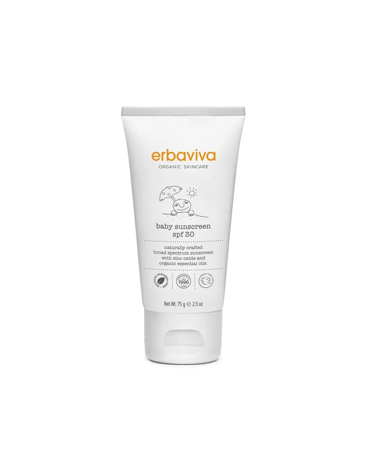 Organic Baby Sunscreen erbaviva