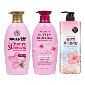 Organist x On The Body Cherry Blossom Bath & Shampoo Set