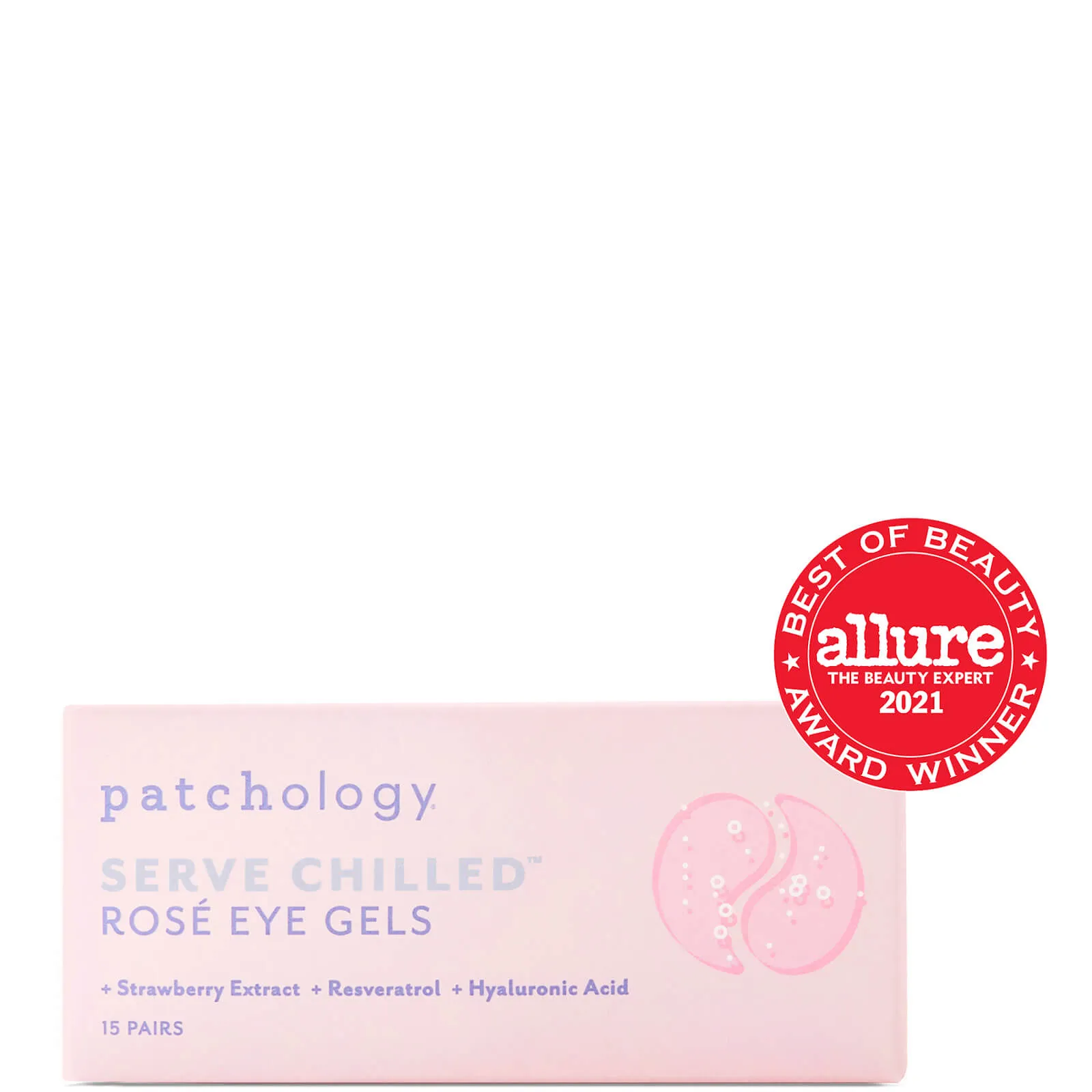 Patchology Served Chilled Rose Eye Gel - 15 Pack