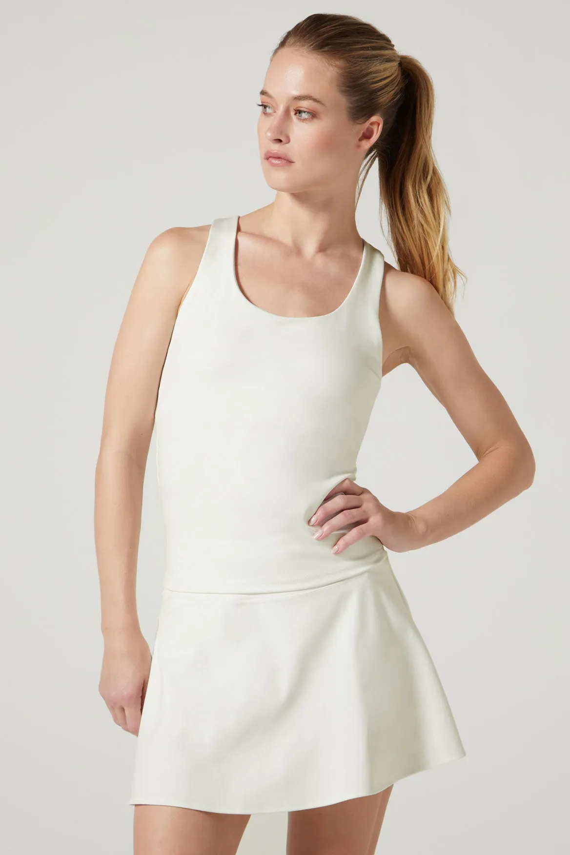 Paula Midi Tank White