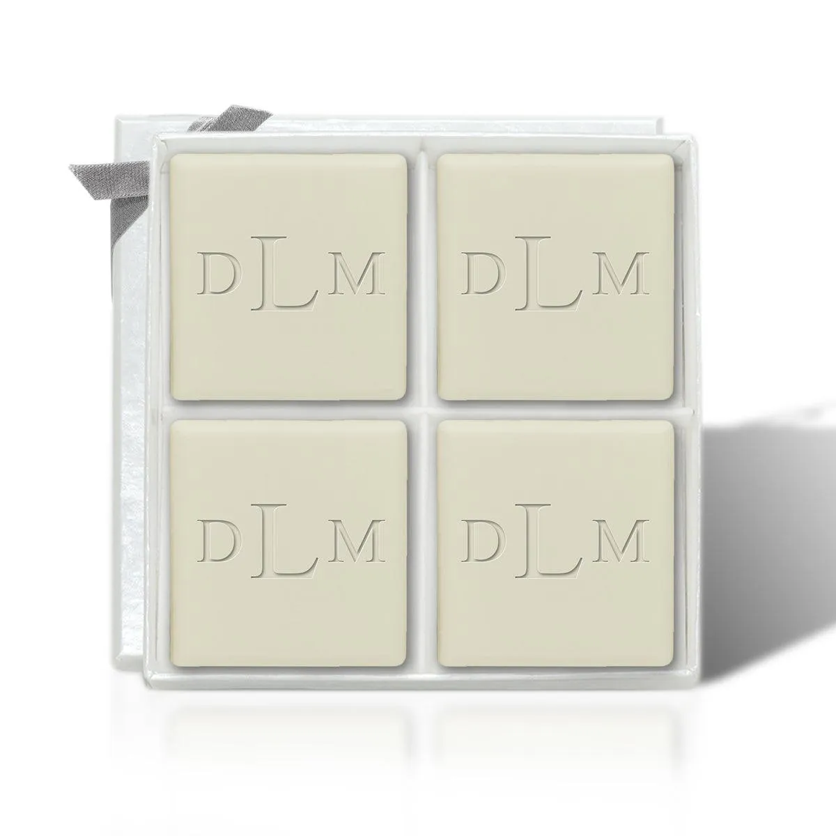 Personalized Square Soap Gift Set, 4 bars, 4 oz. each