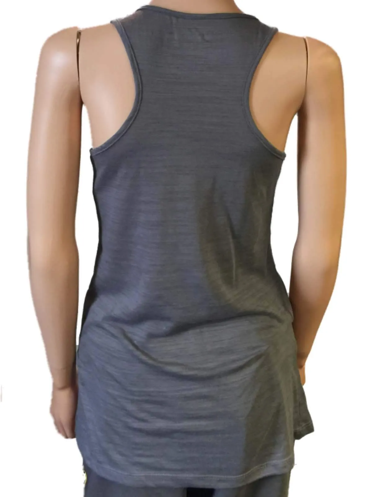 Pittsburgh Pirates SAAG Women Gray Racerback Sleeveless Tri-Blend Tank Top