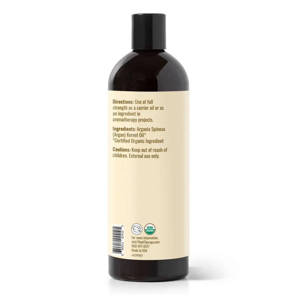 Plant Therapy Argan Organic Carrier Oil (Hair Therapy Moisturize & Protect Hair Oil)