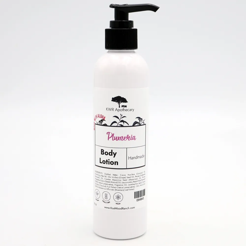 Plumeria Body Lotion - Handmade