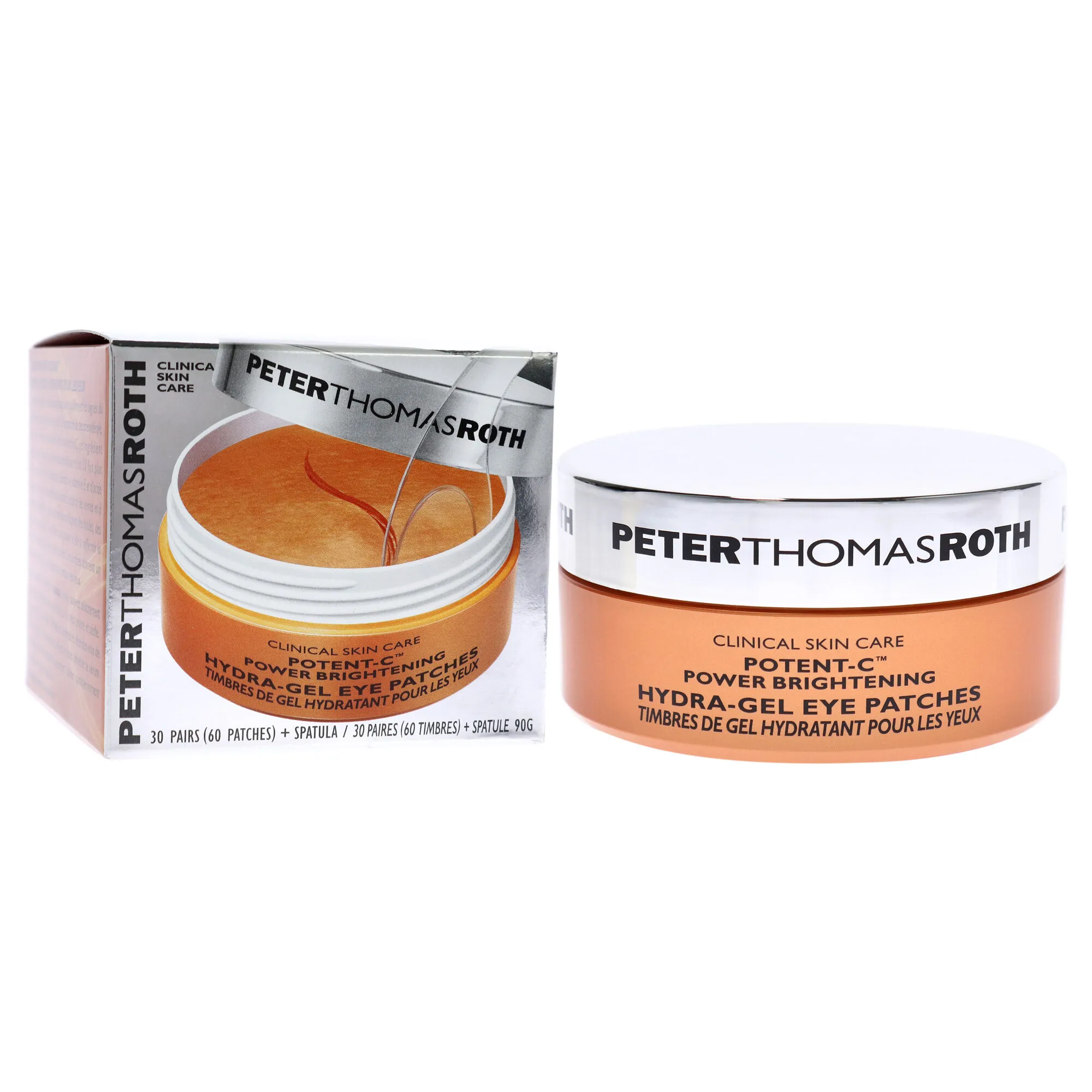 Potent-C Power Brightening Hydra-Gel Eye Patches by Peter Thomas Roth for Unisex - 60 Pc Patches