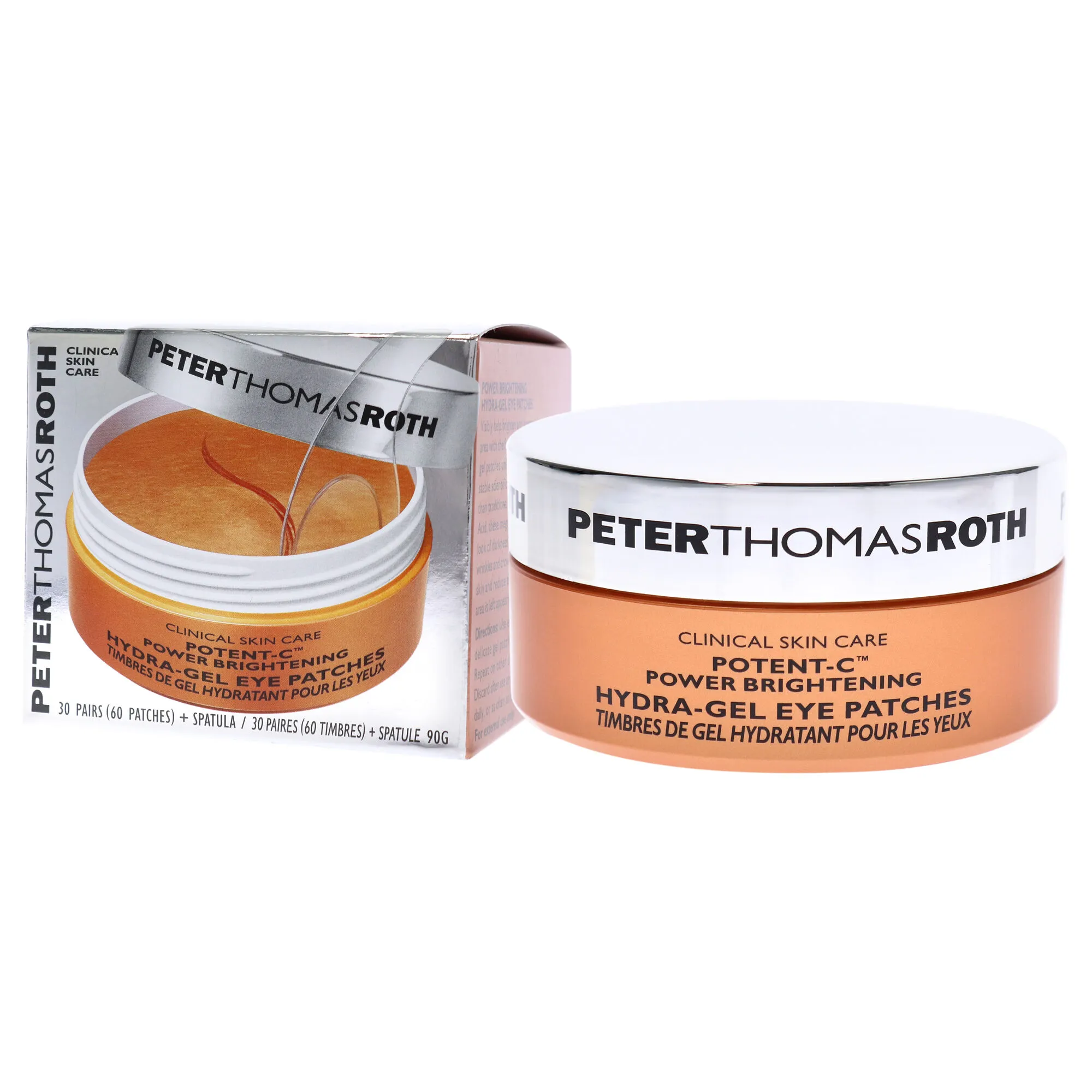 Potent-C Power Brightening Hydra-Gel Eye Patches by Peter Thomas Roth for Unisex - 60 Pc Patches