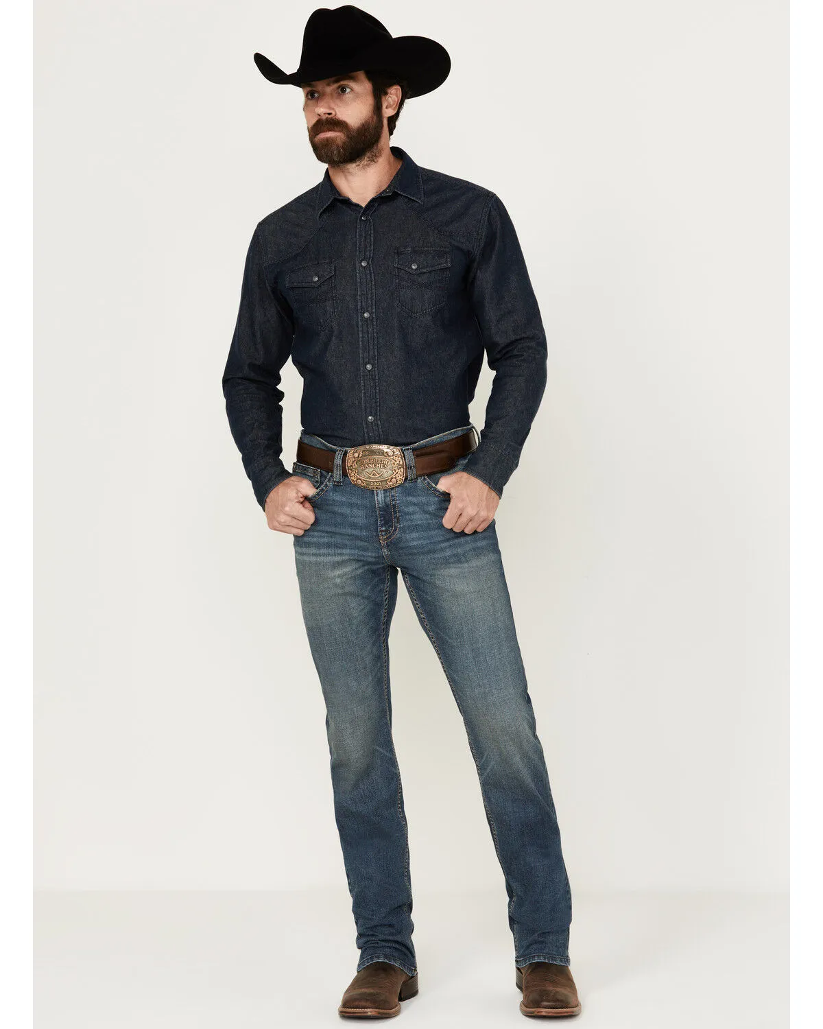 Product Name:  Cody James Men's Grullo Medium Wash Slim Straight Stretch Denim Jeans