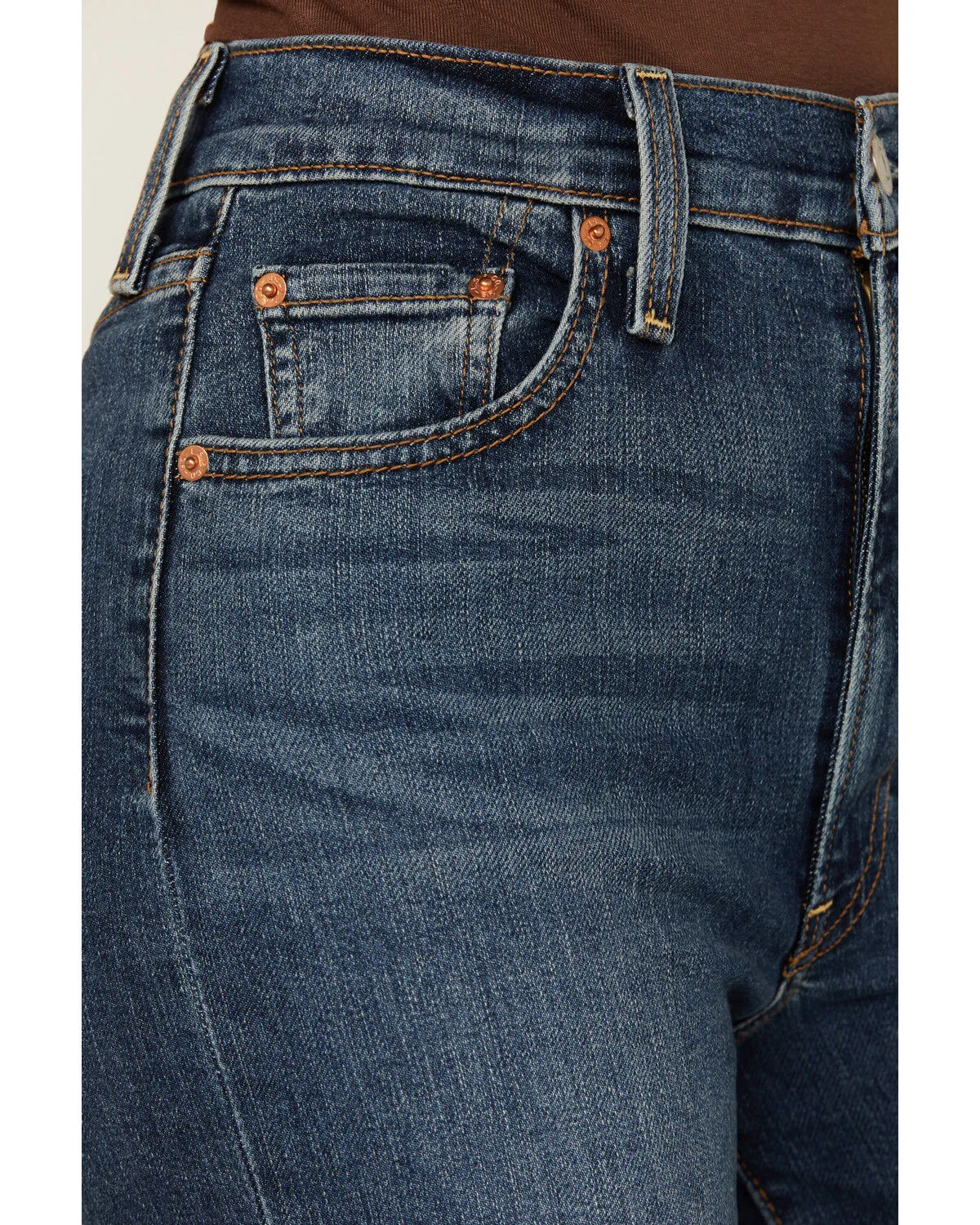 Product Name:  Levi's Women's A New York Moment Medium Wash High Rise Stretch Wide Leg Jeans