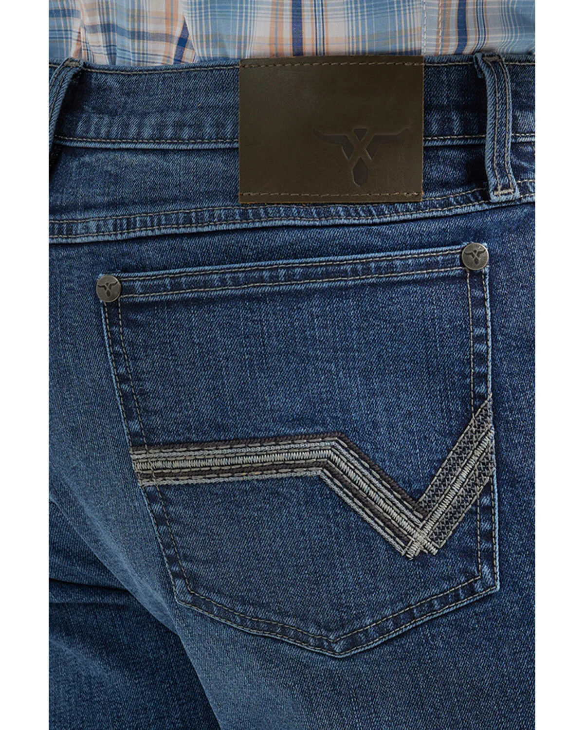 Product Name:  Wrangler 20X Men's Warren Medium Wash Slim Straight Stretch Denim Jeans - Tall