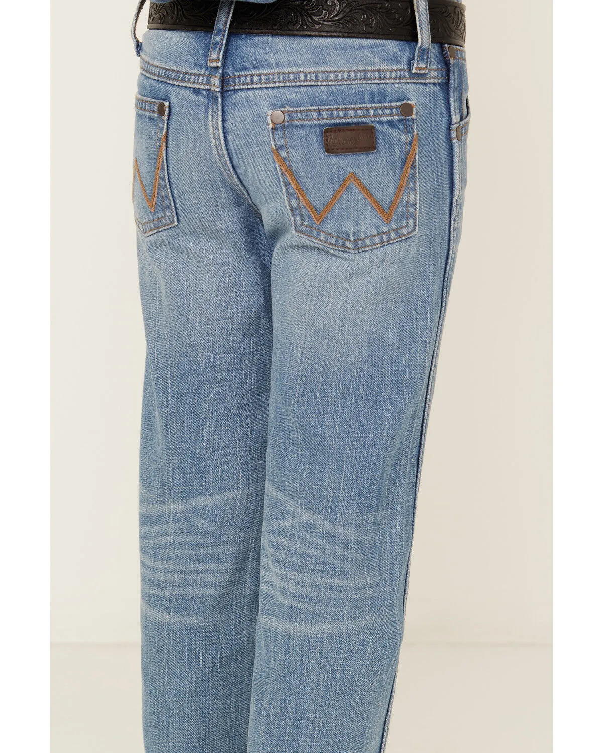 Product Name:  Wrangler Retro Little Boys' Barksdale Dark Wash Slim Straight Stretch Denim Jeans