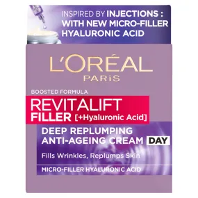 Revitalift Filler + Hyaluronic Acid Anti Ageing Day Cream - 50ml