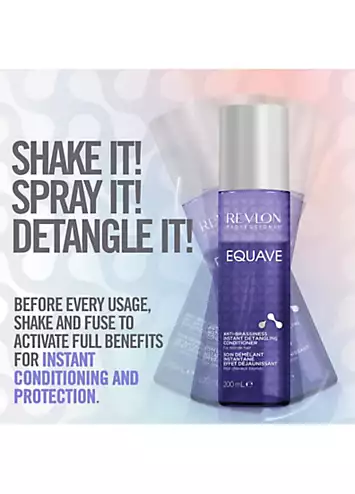 Revlon Professional Equave Anti-Brassiness Bi-Phase Detangling Conditioner 200ml | Kaleidoscope