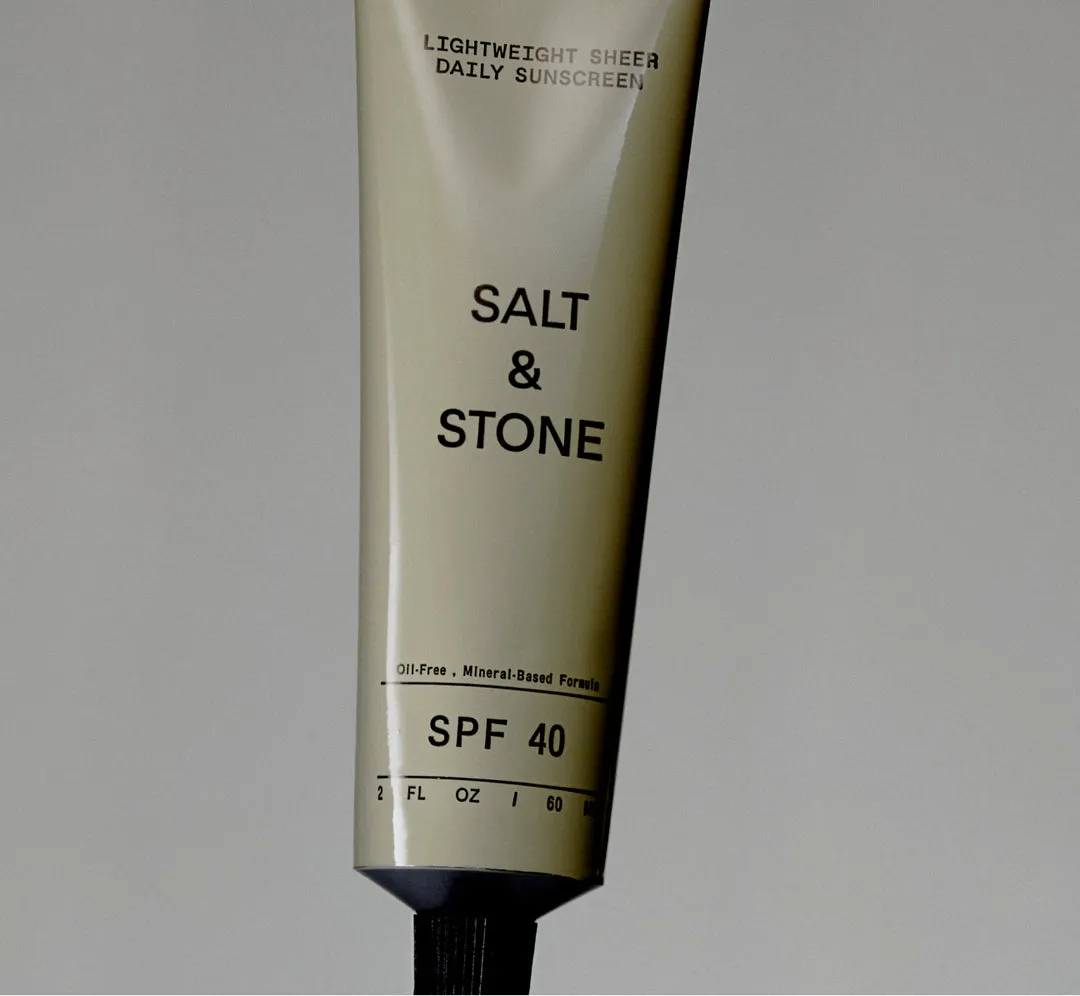 Salt and Stone - SPF 40 Lightweight Sheer Daily Sunscreen - 60ml