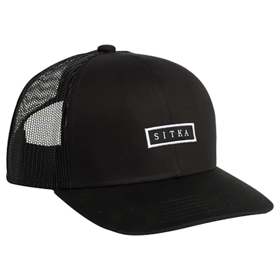 Sitka Men's Foundation Mid Pro Trucker Cap - Black