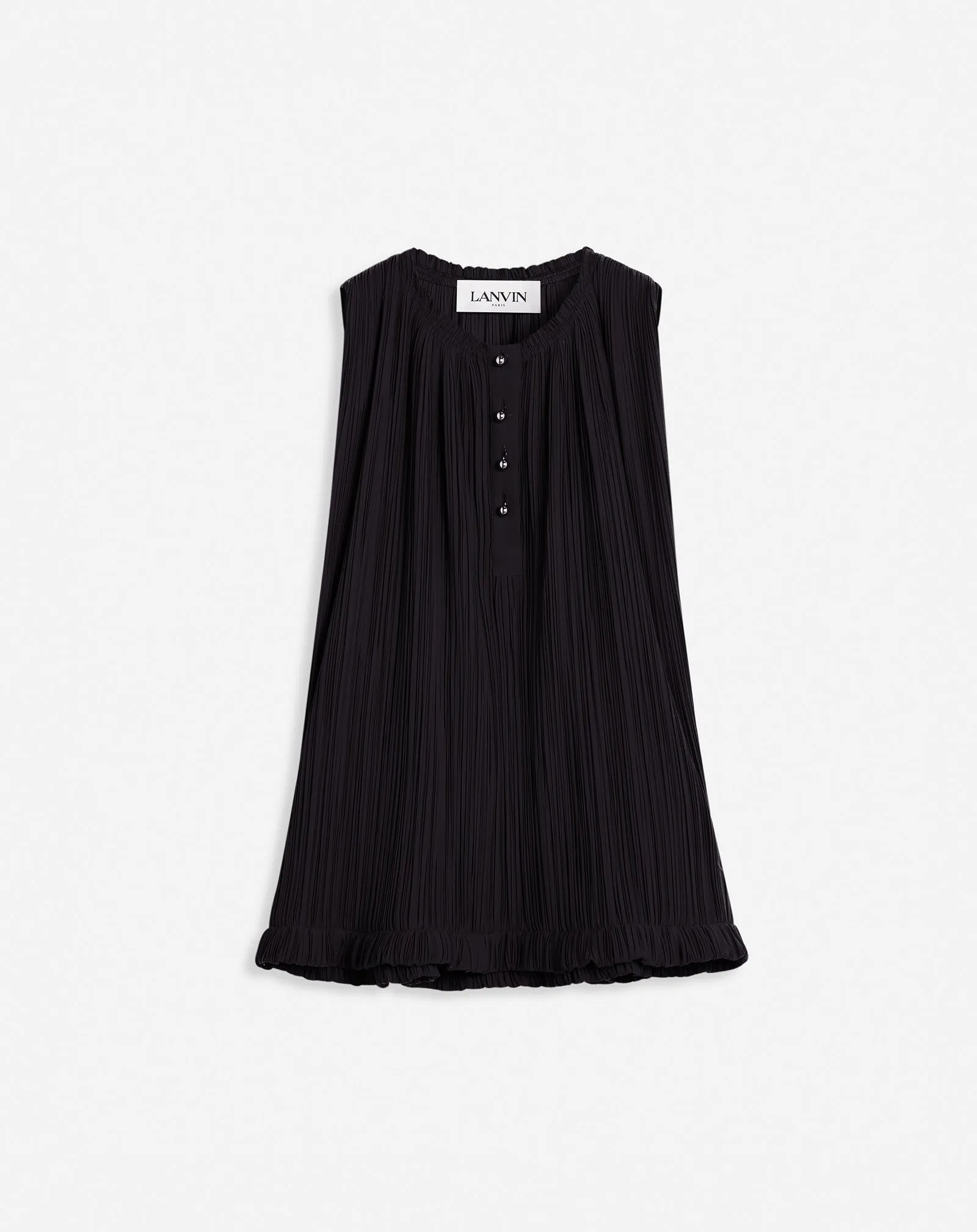 SLEEVELESS PLEATED TOP