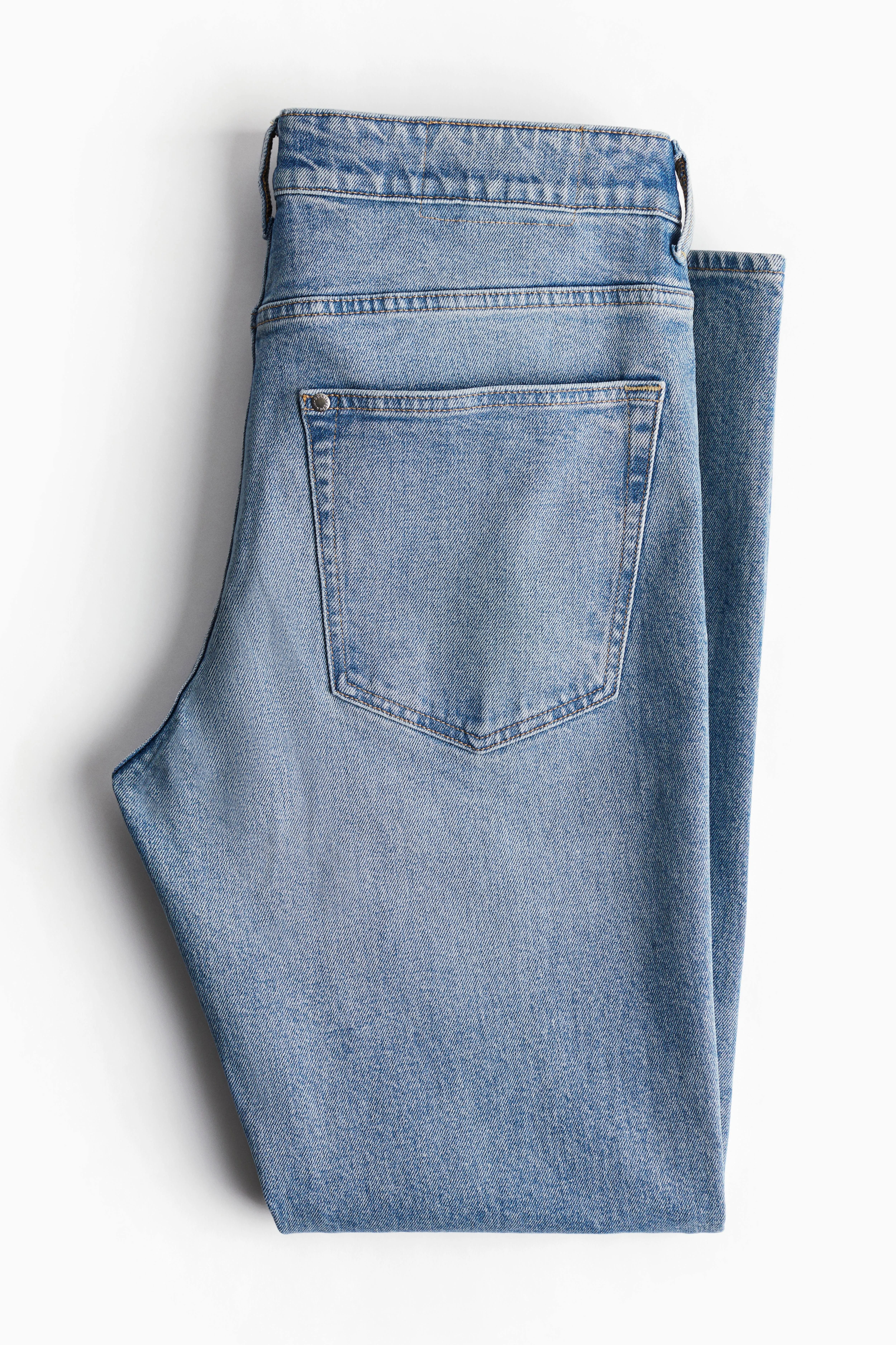 Straight Regular Jeans - Regular waist - Long - Denim blue - Men | H&M GB