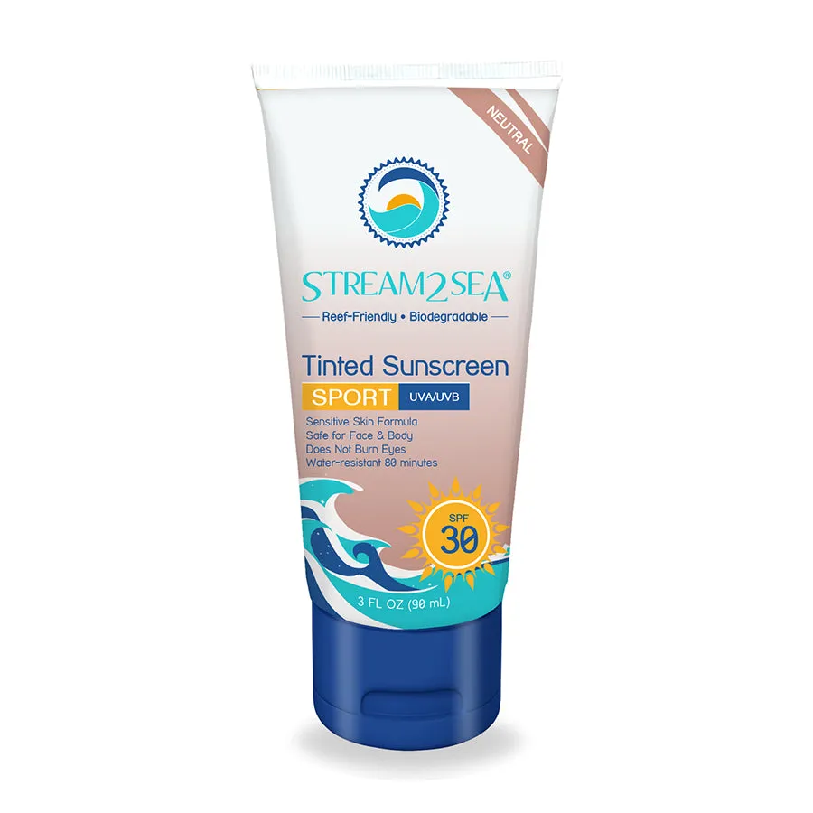 Stream2Sea Eco Tinted Sunscreen Sport SPF30