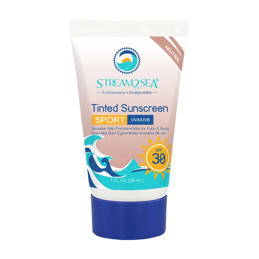 Stream2Sea Eco Tinted Sunscreen Sport SPF30