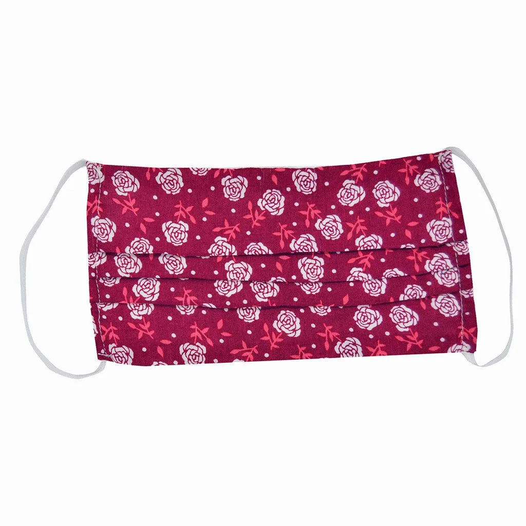 Subaru Face Mask - Rectangle Raspberry