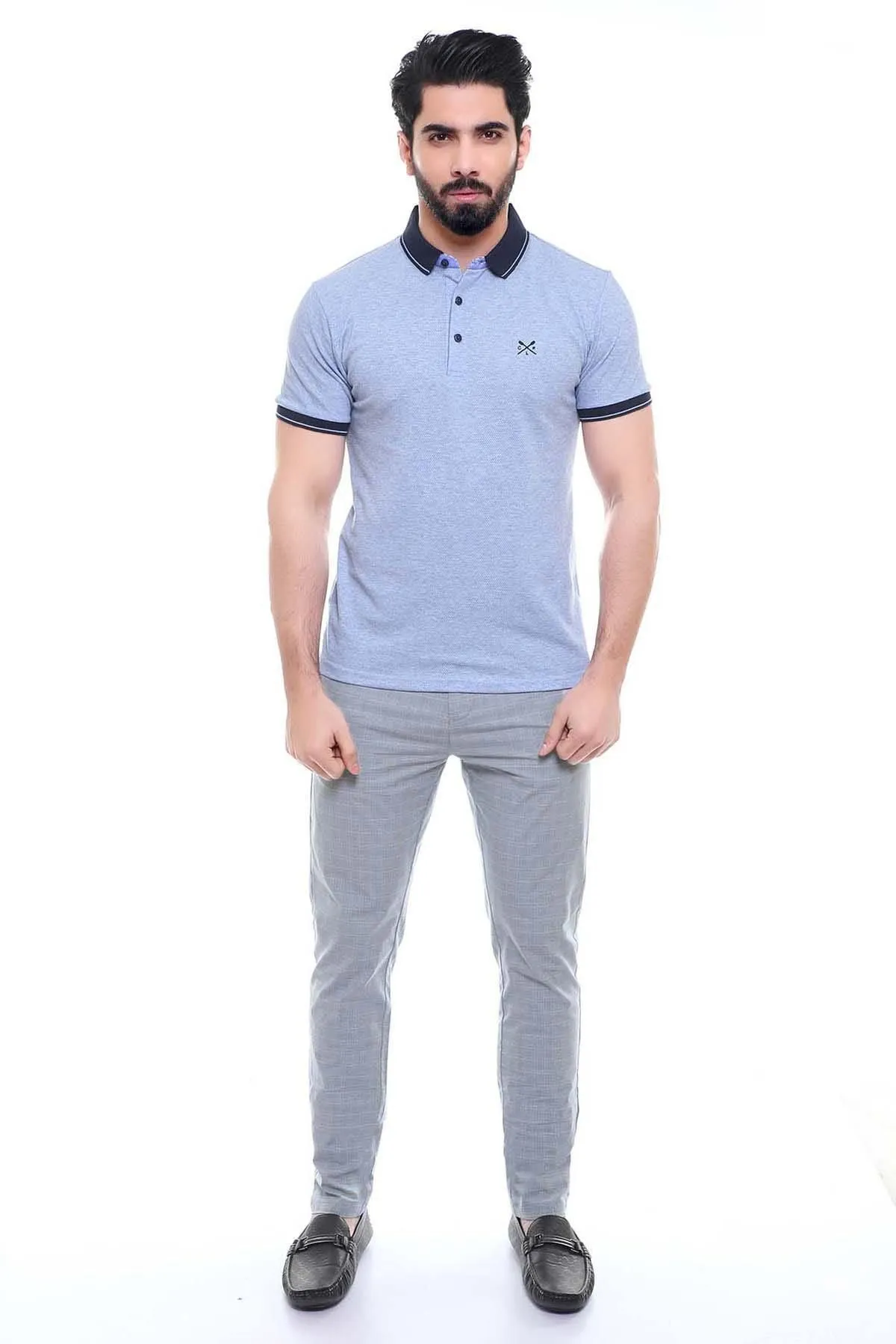 T SHIRT POLO SKY BLUE