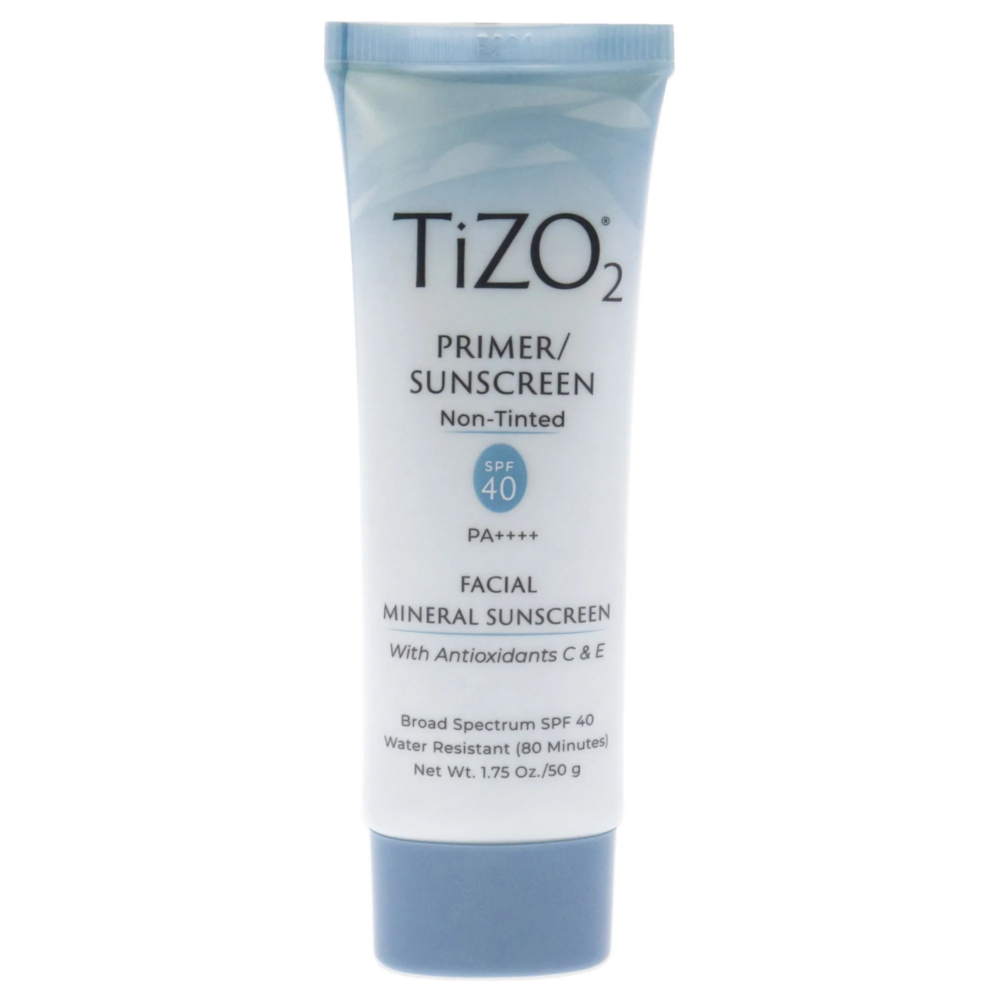 Tizo2 Facial Primer Non-tinted SPF 40 by Tizo for Unisex - 1.75 oz Sunscreen