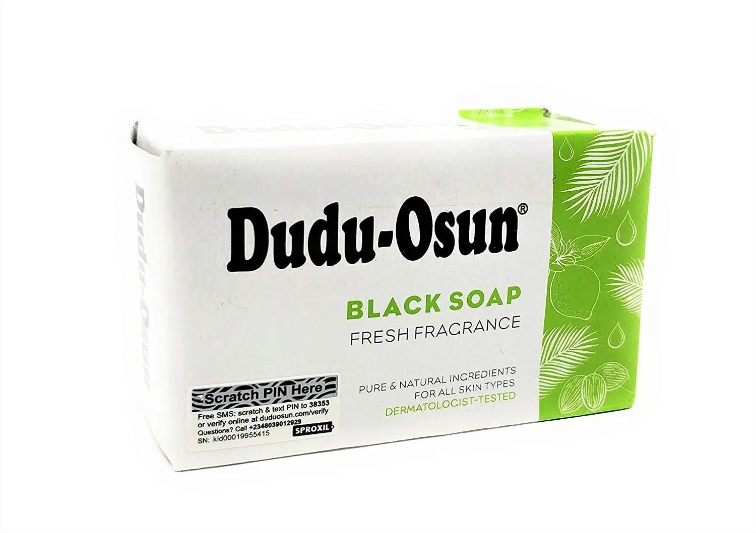 TROPICAL NATURAL Dudu Osun Black Soap, Basic, 31.74 Ounce 1.98 Pound (48PCS)