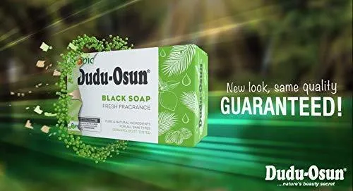 TROPICAL NATURAL Dudu Osun Black Soap, Basic, 31.74 Ounce 1.98 Pound (48PCS)