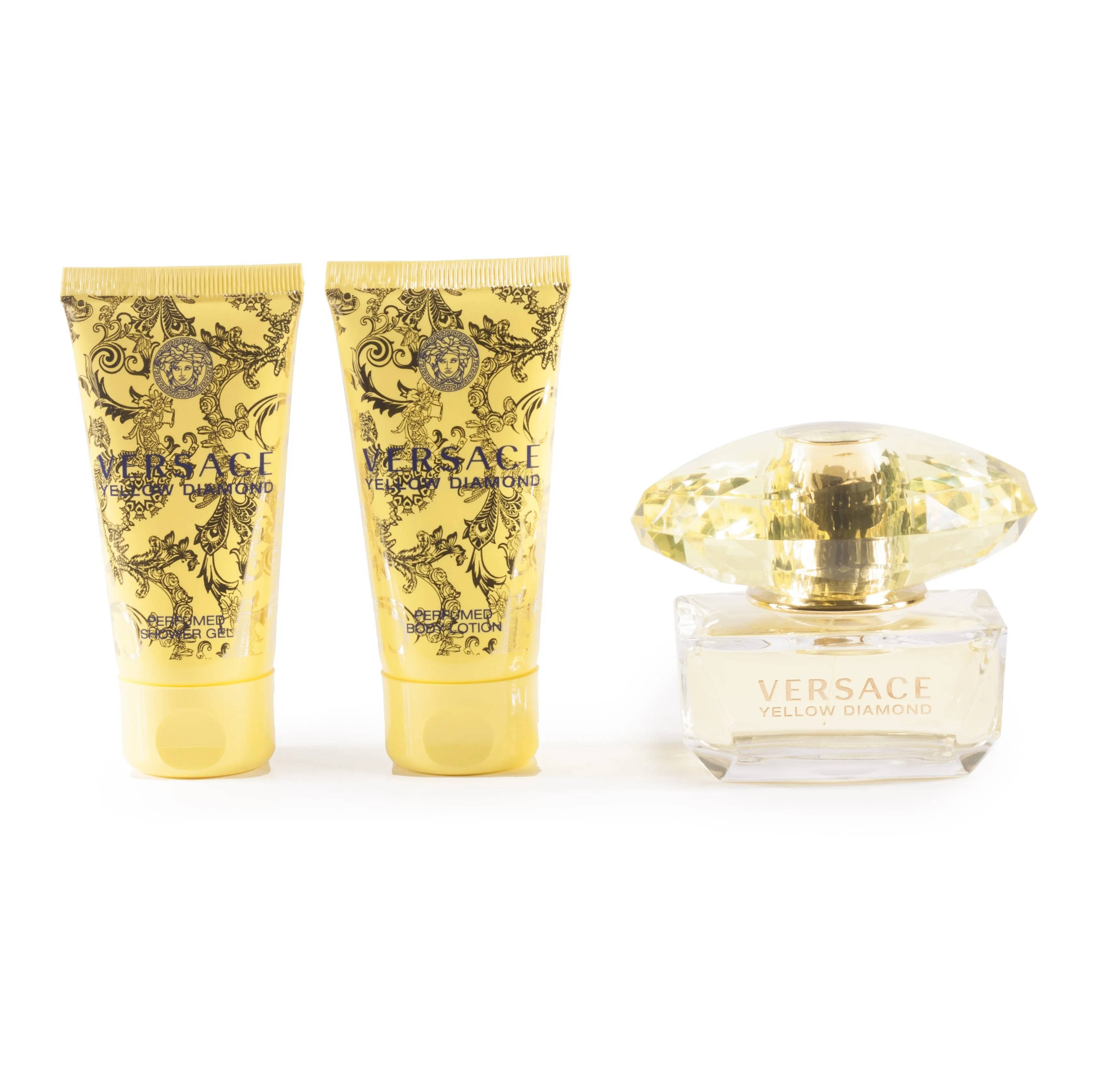 Yellow Diamond Gift Set Eau de Toilette, Body Lotion and Shower Gel for Women by Versace